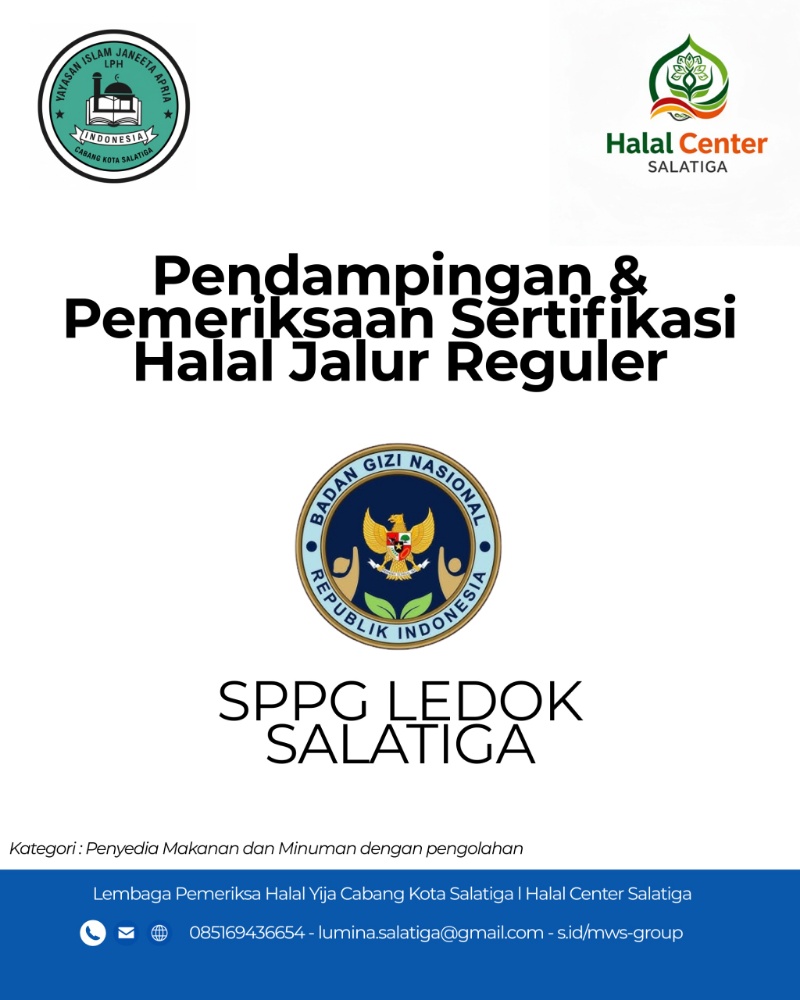 Pendampingan Halal Reguler SPPG Ledok